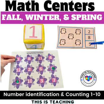 Math Centers & Games Seasons: Fall, Winter, & Spring