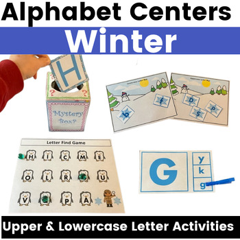 Alphabet Centers and Games Seasons Theme: Fall, Winter, & Spring - Image 3
