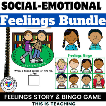 Feelings Story & Game Social Skills For Preschool Special Education