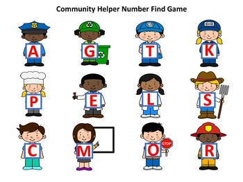 Community Helper Alphabet & Math Centers - Image 3