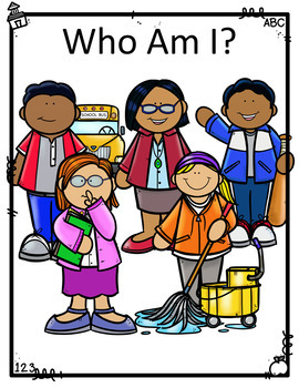 Back To School Adapted Story & Who Question Activity Preschool Special Education - Image 2