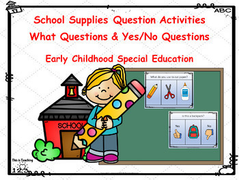 Back To School Adapted Stories, Lessons & Activities - Image 2