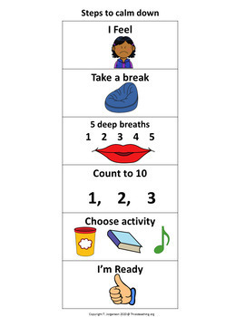 Calm Down Strategies, Social Story & Behavior Data Collection Form - Image 2