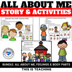 All About Me Adapted Stories, Lessons, & Activities
