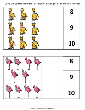 Zoo Animal Math Centers, Stories, & Alphabet Activities - Image 2