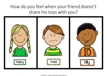 Feelings Story & Boom Cards Digital Activities For Preschool Special Education - Image 2