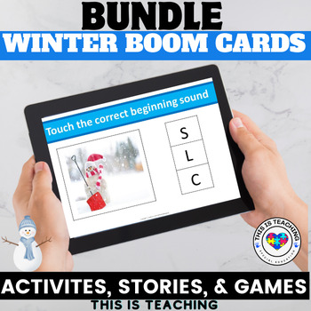 Winter Boom Cards Activities, Games, & Stories