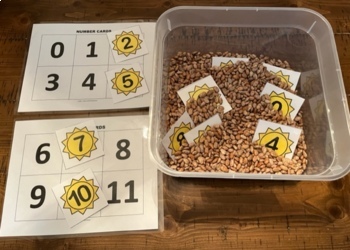Sensory Bin Math Counting Number Activities - Image 3