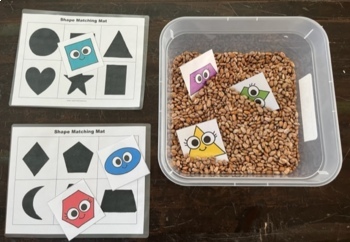 Bundle of Sensory Bin Academic Activities: Colors, Shapes, Numbers, and Letters - Image 3