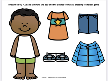 Back To School Circle Time Dressing Activities - Image 4