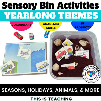 Bundle Of Sensory Bins Activities & Centers