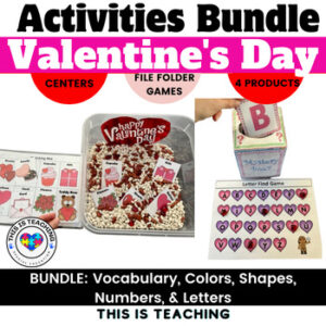 Valentines Day Bundle of Activities, Games, & Centers