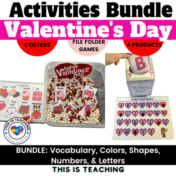 Valentines Day Bundle of Activities, Games, & Centers