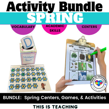 Spring Center Activities & Lesson Plan Bundle